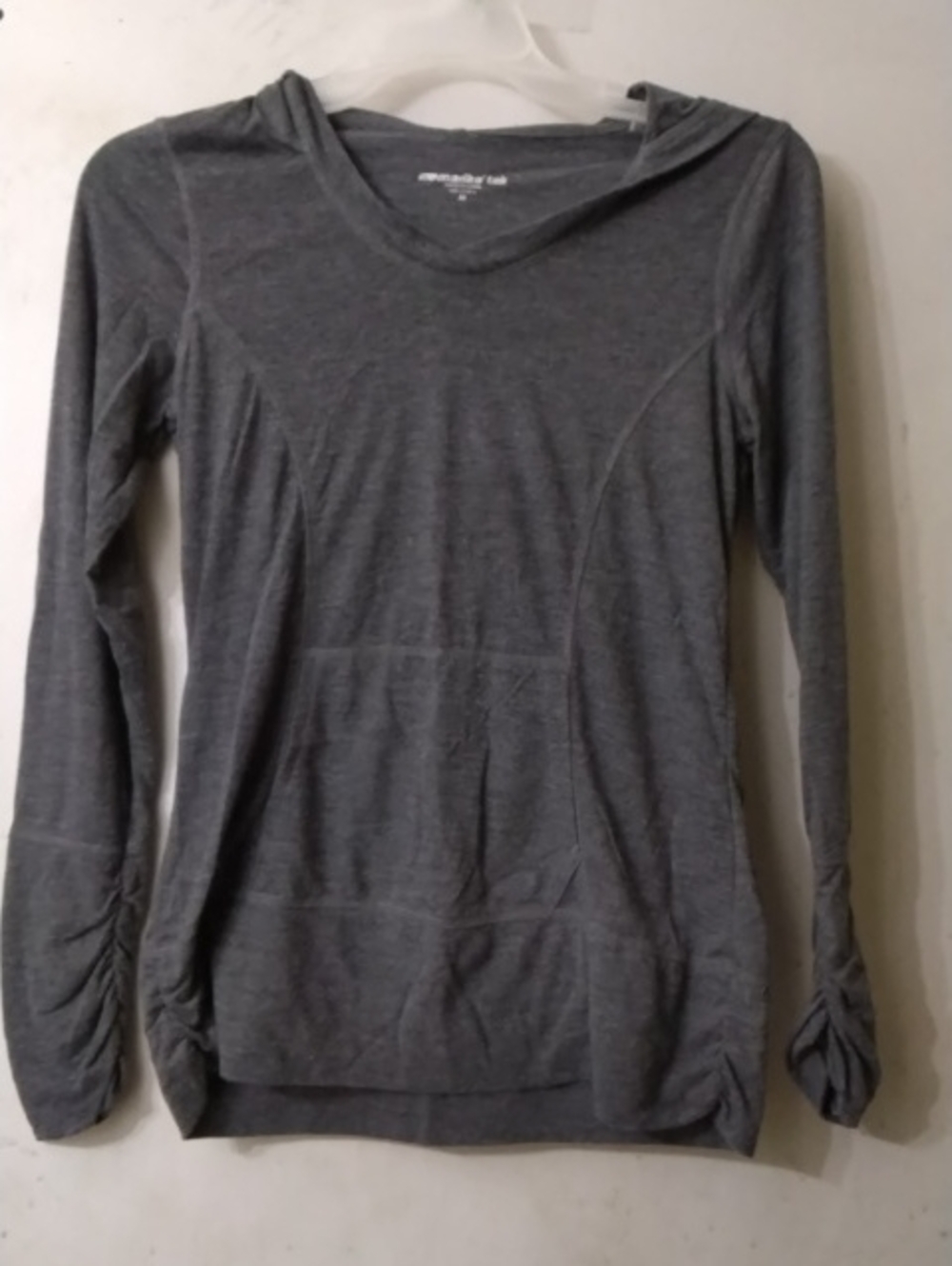Women's Marika Tek Activewear Hoodie Charcoal Gray Sz Medium